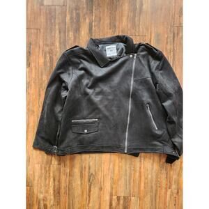 White Birch womens size 3x crop motto jacket. Soft and cozt lined black fabric